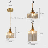 Fatima - Moderne retro hengende glasslampe