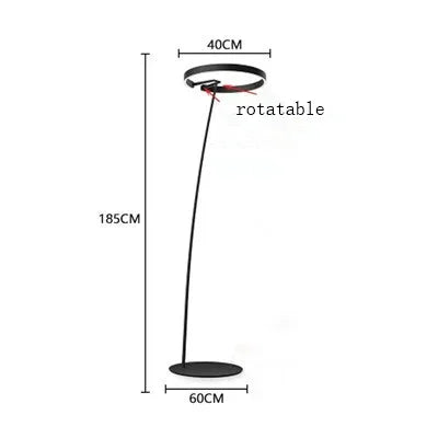 Nordic LED Designer Fiskegulvlampe