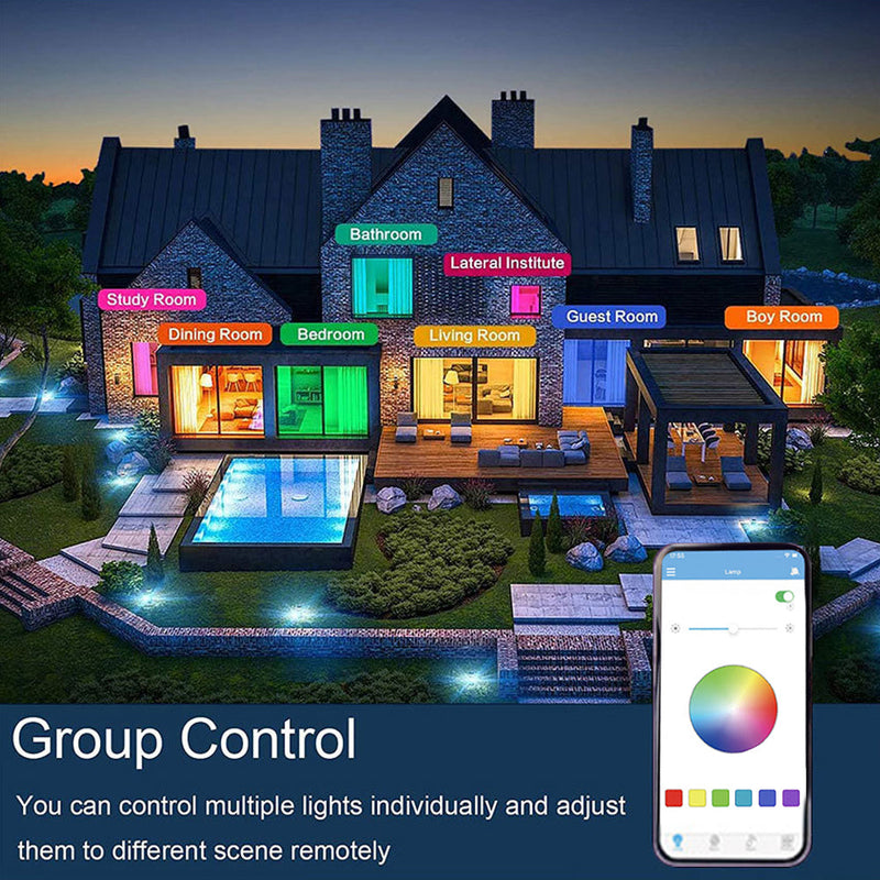 Smart, moderne RGB-Taklampe