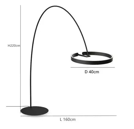 Nordic LED Designer Fiskegulvlampe