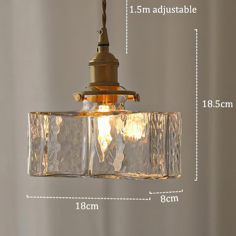 Fatima - Moderne retro hengende glasslampe