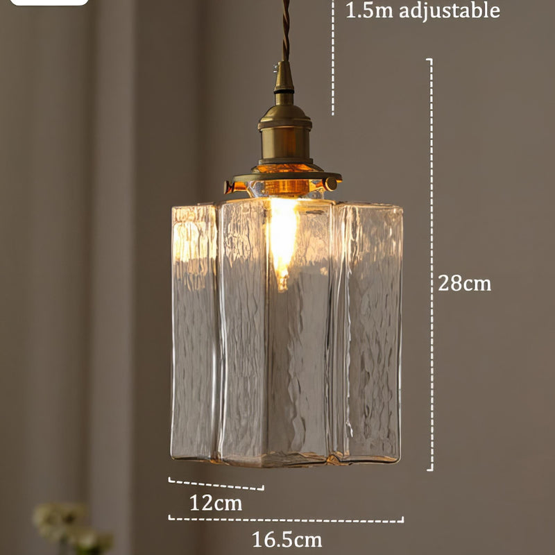 Fatima - Moderne retro hengende glasslampe