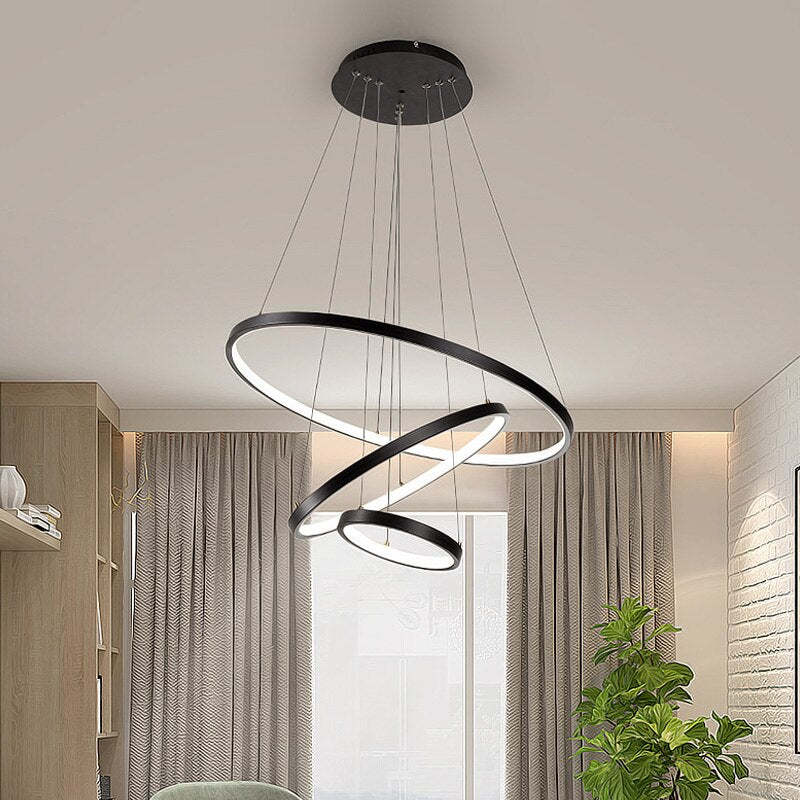 Yumanira | Moderne taklampe med 3 ringer