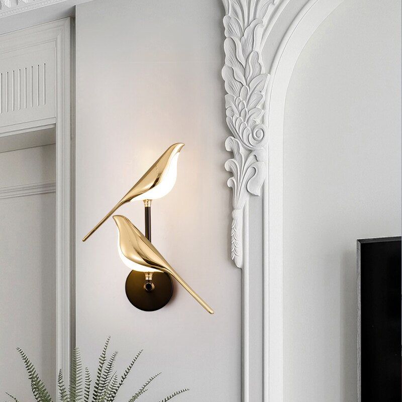 MrBird™ | Moderne vegglampe i form av fugler